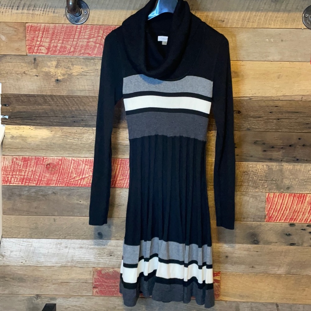 Calvin Klein turtleneck sweater dress
